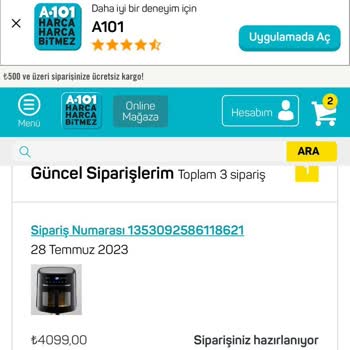 A101 İade Sorunu Ve Müşteri Hizmetleri Sorunu