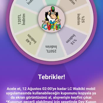 LCW İndirim Kodu Uygulanmıyor