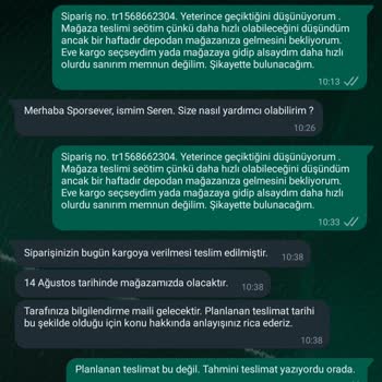 Decathlon Teslimatın Gereksiz Uzunluğu