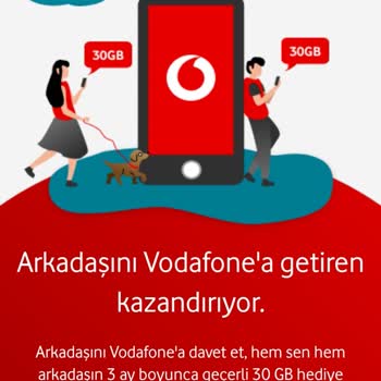 Vodafone Yeni Hat Aldım 30 GB Hediye Gelmedi