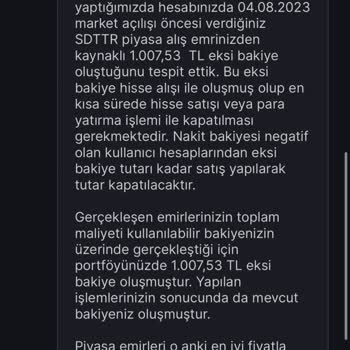 Midas Borsa Uygulaması Habersiz Borçlandırma