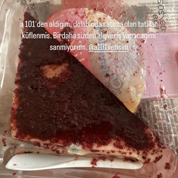 A101 Küflü Kadayıf Tatlısı