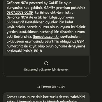 Geforce Now Powered By Game+ Gameplus Hediye Üyeliği Bir Türlü Tarafıma Tanımlayamadı