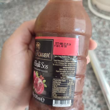 Kemal Kükrer Nar Ekşisi Sosu Bozuk