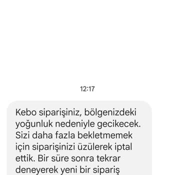 Yemeksepeti Müşteriye Sormadan Kafasına Göre İptal Ediyor