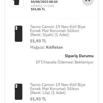 Epttavm'den Siparişim Kargoya Çıkmadı