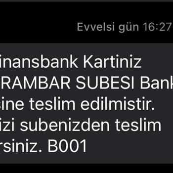 QNB Finansbank Kredi Kartım Şubede Kayboldu