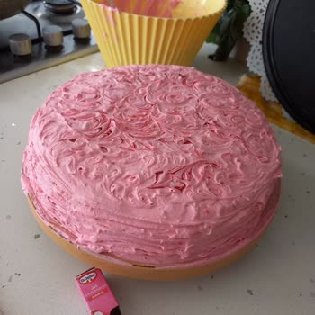 Dr. Oetker Jel Şekillendirici Kırmızı Renk Pembe Oldu