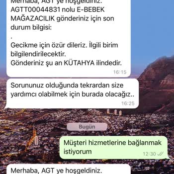 AGT Kargo Teslim Edilmiyor
