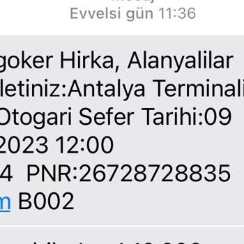 Alanyalılar Turizm Alanyalılar Biletim Olmasına Rağmen Almadı.