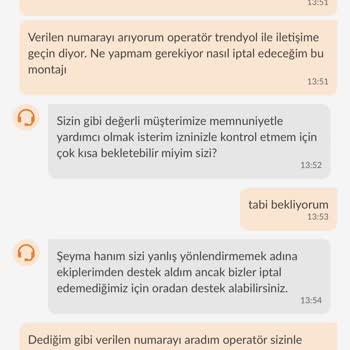 Montajix Montaj İptali Yapamıyorum