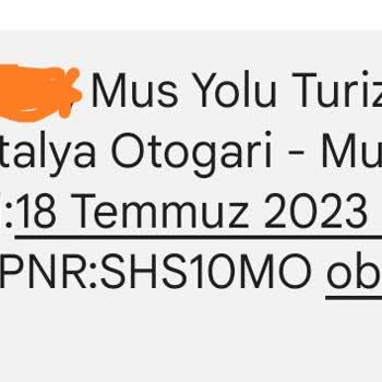 Muş Yolu Turizm Firması Personelin Kaba Ve Sorumsuz Davranışları