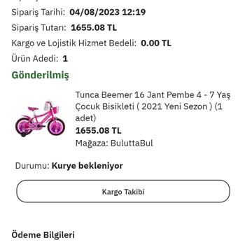 buluttabul.com Ürün Kargoya Verilmedi