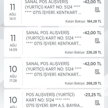 Erzurum Büyükşehir Belediyesi Kart Yükleme Problemi!