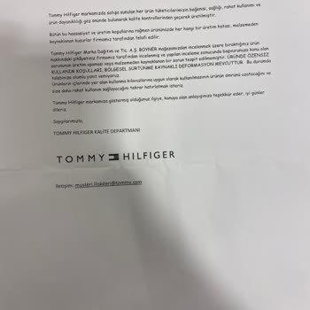 Tommy Hilfiger Cüzdan Baskı Silinmesi Yıpranması