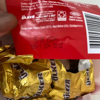 Ülker Çikolatanın Renginin Değişik Çıkması