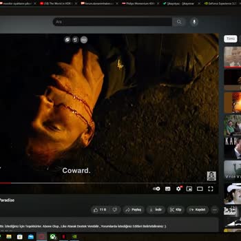 Gamepower Intense X40 27 1Ms 240Hz Monitor Siyah Yerler Pikselleşiyor