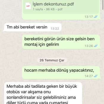 Eym Karavan Aldığım Ürünlerin Para İadesi Yapılmıyor