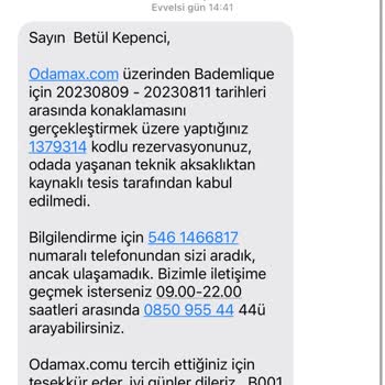 Odamax Üzerinden Otel Seçmeyin Pişman Olursunuz