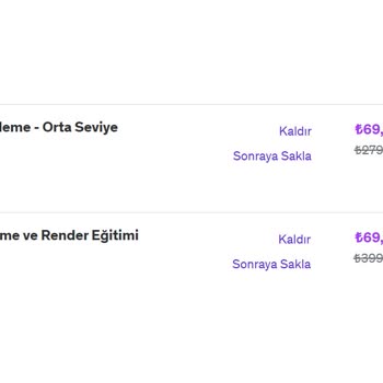 Udemy Kurs Fiyat Tutarsızlığı