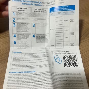 Samsung Marka TV Ürünümün Kahve Makinesi