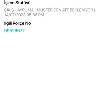 Türkiye Hayat Emeklilik Bireysel Emeklilik İptal!