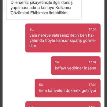 Yemeksepeti Para İadesinin Olmaması