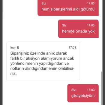 Yemeksepeti Para İadesinin Olmaması