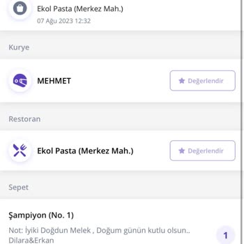 Getir Almadığım Ürünün Parasını Ödedim