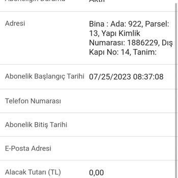 Asat Yeni Abonelikte Devir Yaparak Önceki Abonenin Endeksini Ekliyor