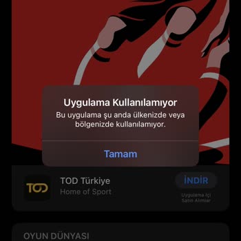 Apel Storede Litmatch Uygulaması Gözükmüyor