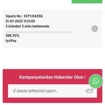 T-Shop Kozmetik İademi Yapmıyor