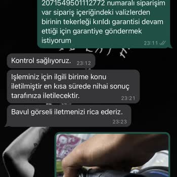 Ecrou Hasarlı Valiz Tamiri