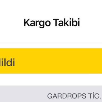 Gardrops İade Ürünün Para İadesi