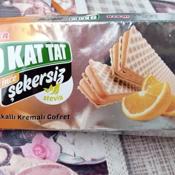 Ülker Şekersiz Portakallı Kremalı Gofret