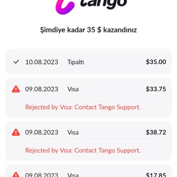 Tipalti Tango'dan Param Yattığı Halde Bankama Gelmedi