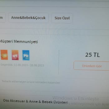 Trendyol Ürün Fiyatından Dolayı İptal Edilen Ürün