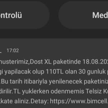 Bimcell 2 Ayda Bir Gelen Fahiş Zamlar