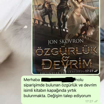 BKM Kitap Hasarlı Gönderime Değişim Yapmıyor