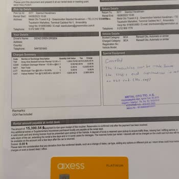 Green Motion Akbank Axess Card