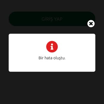 Bilyoner Hesaba Giriş Hatası