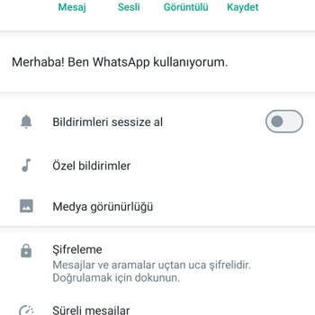 WhatsApp Yabancı Numara Mesaj