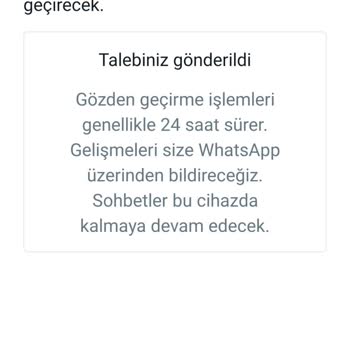 WhatsApp Giriş Yapamıyorum
