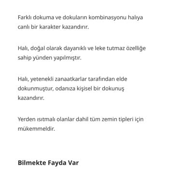 IKEA Halı Hayvan Kokuyor.