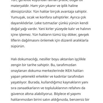 IKEA Halı Hayvan Kokuyor.