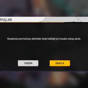 Garena Free Fire Durduk Yere Bana Yedim