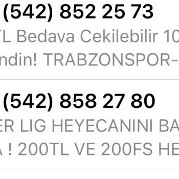 Vodafone'a Ait Numaralardan Bahis SMS'leri Alıyorum!