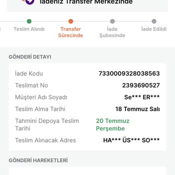 Maxi-Cosi Trendyol'un Vermediği Para İadesi