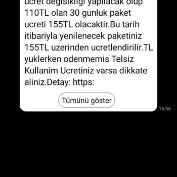 Bimcell Fahiş Fiyat Artışı