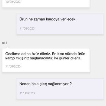 N11.com Sattığı Ürünü Kargolamıyor